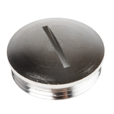 Lapp Blanking Plug, PG21, Nickel Plated Brass, 30mm Diameter, Threaded