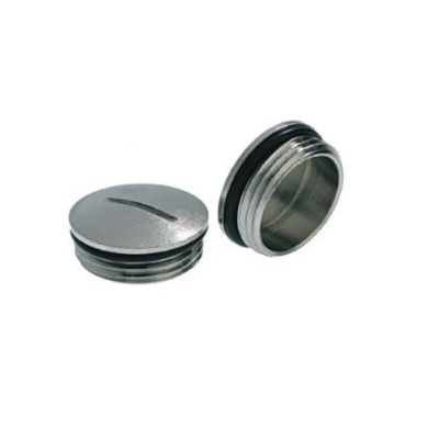 Lapp Blanking Plug, PG21, Nickel Plated Brass, 30mm Diameter, Threaded