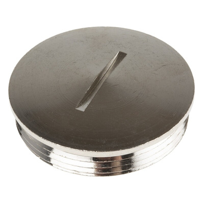 Lapp Blanking Plug, PG29, Nickel Plated Brass, Threaded
