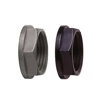 ABB Black Low Smoke Zero Halogen (LSZH), Self-extinguishing Nylon Cable Gland Locknut, M16 Thread