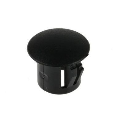 RS PRO Stopping Plug, 7.9mm Hole Diameter, Nylon 66, 10.3mm Diameter, Unthreaded
