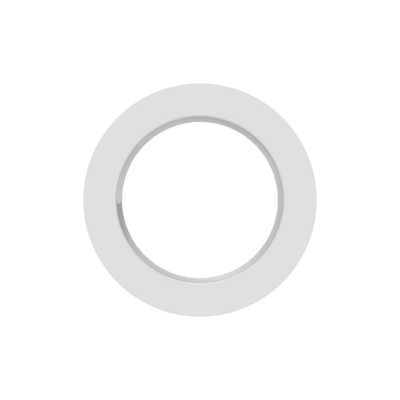 Light Grey UL 94 V2 PA 6 Cable Gland Locknut, M25 Thread