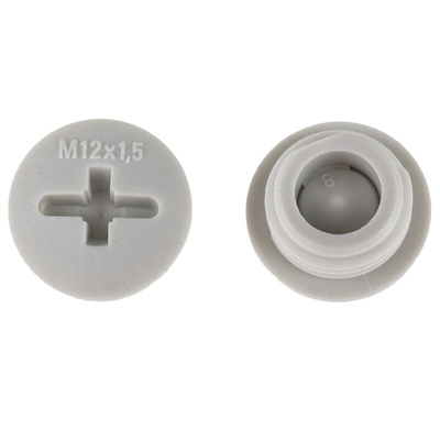 Lapp Blanking Plug, M12, Fibreglass Nylon, 14mm Diameter, Threaded