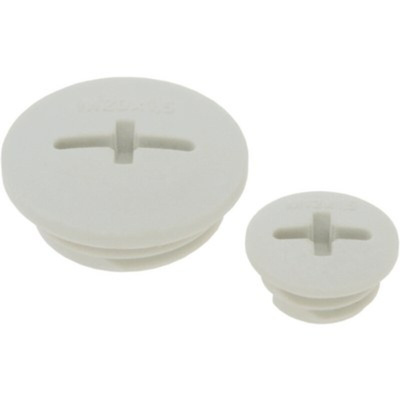 Lapp Blanking Plug, M12, Fibreglass Nylon, 14mm Diameter, Threaded