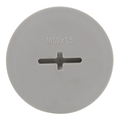 Lapp Blanking Plug, M50, Fibreglass Nylon, 56.1mm Diameter, Threaded