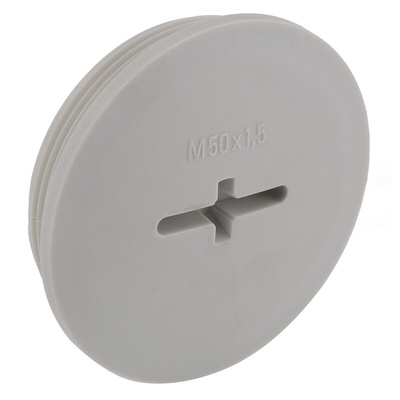 Lapp Blanking Plug, M50, Fibreglass Nylon, 56.1mm Diameter, Threaded