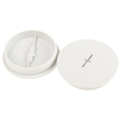 Lapp Blanking Plug, M63, Fibreglass Nylon, 70mm Diameter, Threaded