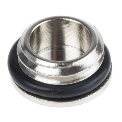 Lapp Blanking Plug, M12, Nickel Plated Brass, 14mm Diameter, Threaded