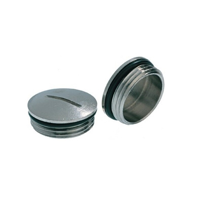 Lapp Blanking Plug, M16, Nickel Plated Brass, 18mm Diameter, Threaded