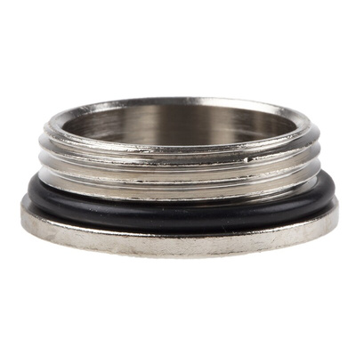 Lapp Blanking Plug, M25, Nickel Plated Brass, 28mm Diameter, Threaded