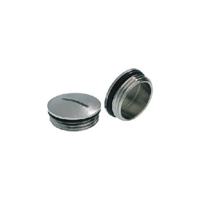Lapp Blanking Plug, M32, Nickel Plated Brass, 35mm Diameter, Threaded
