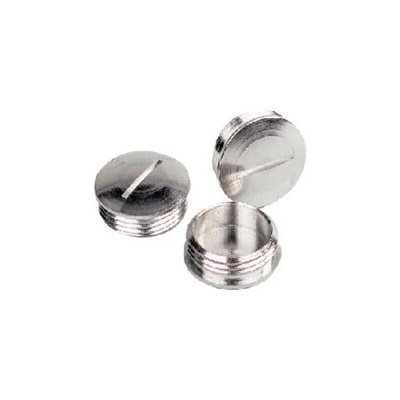 Lapp Blanking Plug, M32, Nickel Plated Brass, 35mm Diameter, Threaded