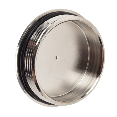Lapp Blanking Plug, M40, Nickel Plated Brass, 44mm Diameter, Threaded
