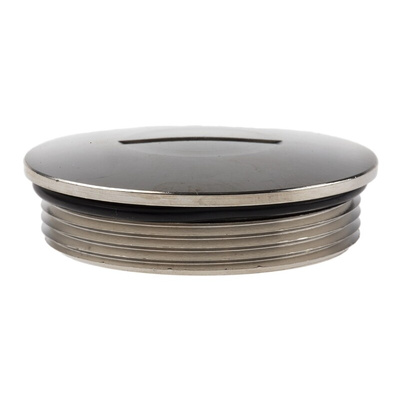 Lapp Blanking Plug, M40, Nickel Plated Brass, 44mm Diameter, Threaded