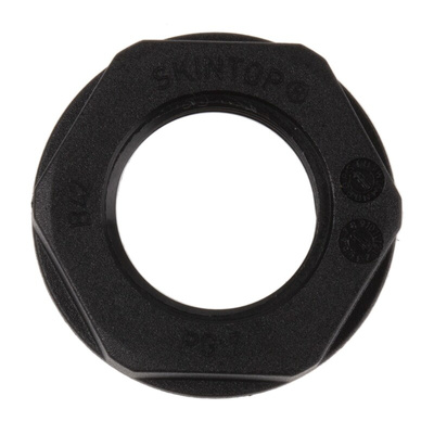 Lapp Black Fibreglass PA Cable Gland Locknut, PG7 Thread, IP68