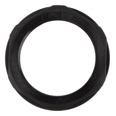 Lapp Black Fibreglass PA Cable Gland Locknut, PG29 Thread, IP68