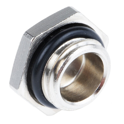 Lapp Blanking Plug, M12, Nickel Plated Brass, 17.8mm Diameter, Threaded