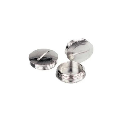 Lapp Blanking Plug, M25, Nickel Plated Brass, 31.9mm Diameter, Threaded