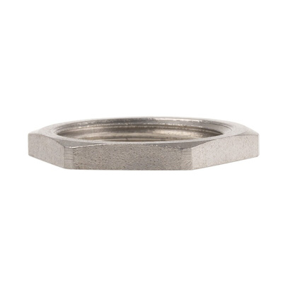 Lapp Silver Stainless Steel Cable Gland Locknut, M20 Thread, IP68