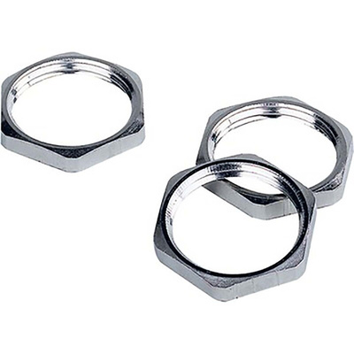 Lapp Silver Stainless Steel Cable Gland Locknut, M20 Thread, IP68