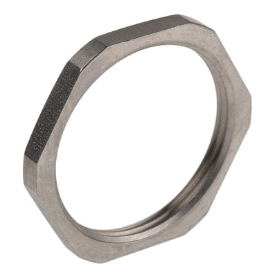 Lapp Silver Stainless Steel Cable Gland Locknut, M32 Thread, IP68