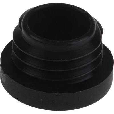 RS PRO Blanking Plug, M12, 11.7mm Hole Diameter, Nylon 66, 15mm Diameter, Threaded