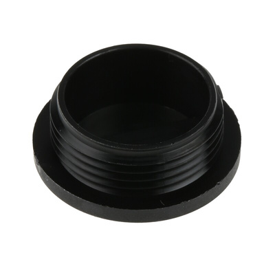 RS PRO Blanking Plug, M25, 24.7mm Hole Diameter, Nylon 66, 29.7mm Diameter, Threaded