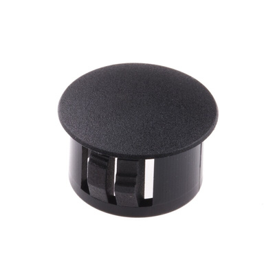 RS PRO Blanking Plug, 14.3mm Hole Diameter, Nylon 66, 16.7mm Diameter, Unthreaded