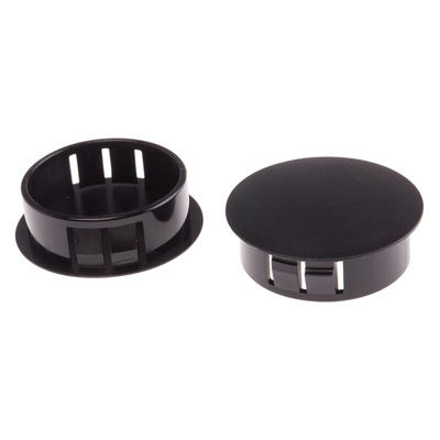 RS PRO Blanking Plug, 30.1mm Hole Diameter, Nylon 66, 34.2mm Diameter, Unthreaded