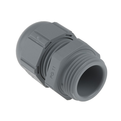 Lapp SKINTOP Series Grey Polyamide Cable Gland, PG11 Thread, 4mm Min, 10mm Max, IP68