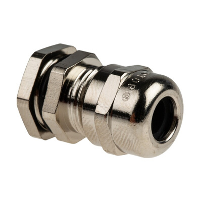Lapp SKINTOP Series Metallic Nickel Plated Brass Cable Gland, PG7 Thread, 2mm Min, 6.5mm Max, IP68