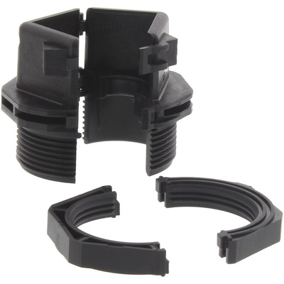 RS PRO Black Nylon Cable Gland Kit, M40 Thread, IP66