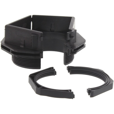 RS PRO Black Nylon Cable Gland Kit, M50 Thread, IP66