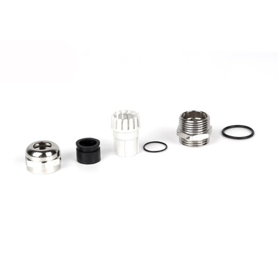 RS PRO Metallic Brass Cable Gland, PG11 Thread, 5mm Min, 10mm Max, IP68