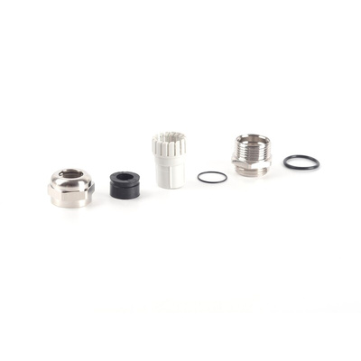 RS PRO Nickel Plated Brass Cable Gland, M20 Thread, 5mm Min, 9mm Max, IP68