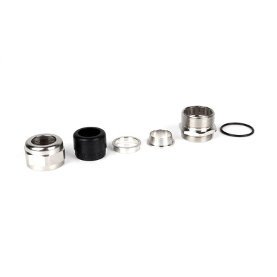 RS PRO Nickel Plated Brass Cable Gland, M32 Thread, 13mm Min, 20mm Max, IP68