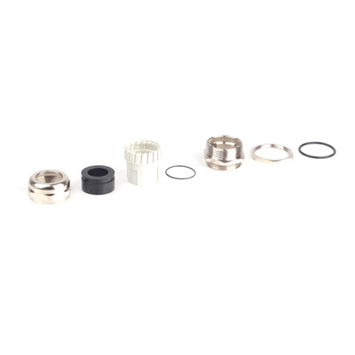 RS PRO Nickel Plated Brass Cable Gland, PG29 Thread, 13mm Min, 20mm Max, IP68