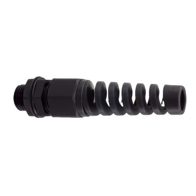 RS PRO Black Nylon Cable Gland, M16 Thread, 5mm Min, 10mm Max, IP68