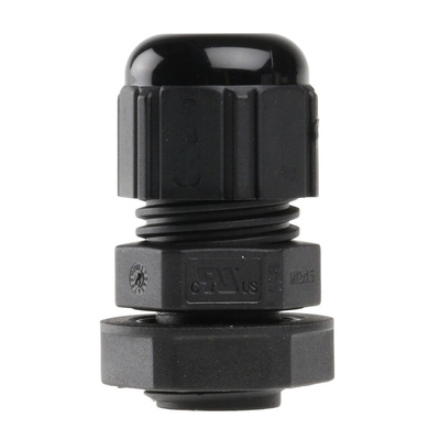 Lapp SKINTOP Series Black Polyamide Cable Gland, M12 Thread, 3.5mm Min, 7mm Max, IP66, IP68, IP69K