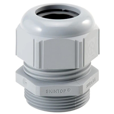 Lapp SKINTOP Series Grey Polyamide Cable Gland, M16 Thread, 4mm Min, 10mm Max, IP66, IP68, IP69