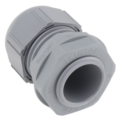 Lapp SKINTOP Series Grey Polyamide Cable Gland, M20 Thread, 6mm Min, 13mm Max, IP66, IP68, IP69