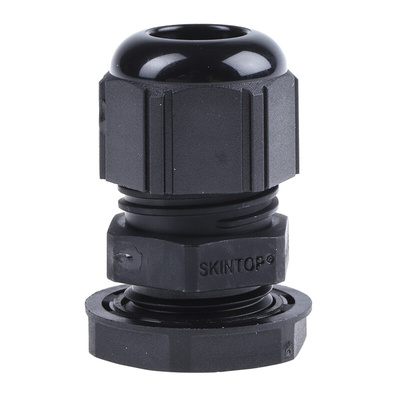 Lapp SKINTOP Series Black Polyamide Cable Gland, M16 Thread, 4mm Min, 10mm Max, IP66, IP68, IP69
