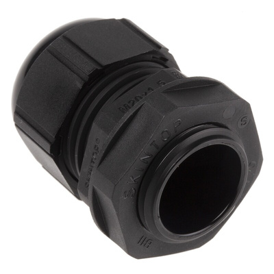 Lapp SKINTOP Series Black Polyamide Cable Gland, M20 Thread, 6mm Min, 13mm Max, IP66, IP68, IP69