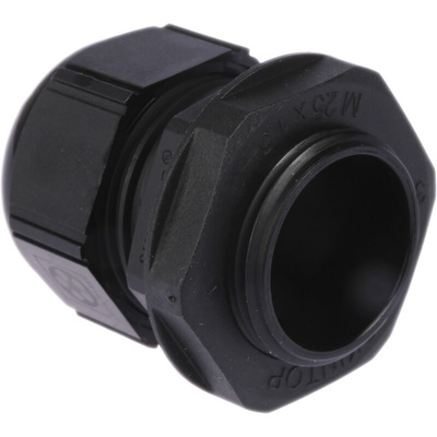 Lapp SKINTOP Series Black Polyamide Cable Gland, M25 Thread, 8mm Min, 17mm Max, IP66, IP68, IP69