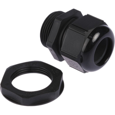 Lapp SKINTOP Series Black Polyamide Cable Gland, M25 Thread, 8mm Min, 17mm Max, IP66, IP68, IP69