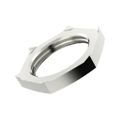 Lapp SKINTOP Series Metallic Nickel Plated Brass Cable Gland, M16 Thread, 4.5mm Min, 9mm Max, IP68