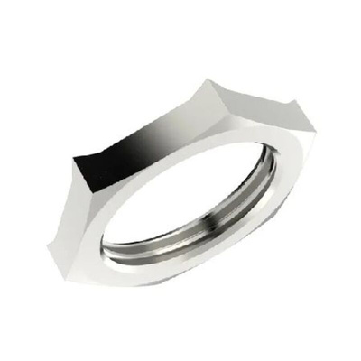 Lapp SKINTOP Series Metallic Nickel Plated Brass Cable Gland, M16 Thread, 4.5mm Min, 9mm Max, IP68