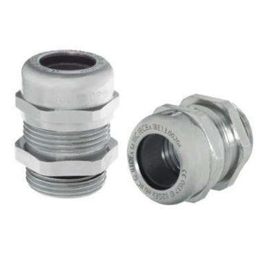 Lapp SKINTOP Series Nickel Plated Brass Cable Gland Kit, M16 Thread, 4.5mm Min, 10mm Max, IP68