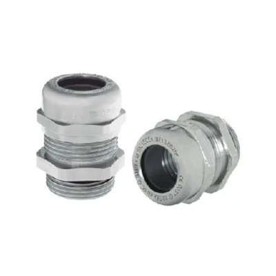 Lapp SKINTOP Series Nickel Plated Brass Cable Gland Kit, M20 Thread, 7mm Min, 13mm Max, IP68