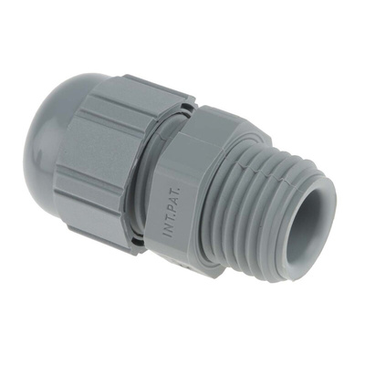 Lapp SKINTOP Series Grey Polyamide Cable Gland, PG7 Thread, 2.5mm Min, 6.5mm Max, IP68